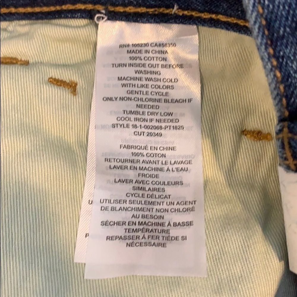 Current Elliott Original Straight button fly jean… - image 7